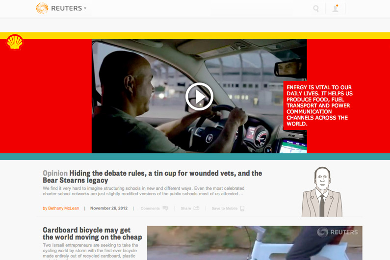 Reuters Next Ads Concepting the future of advertising with news| Jp Gary