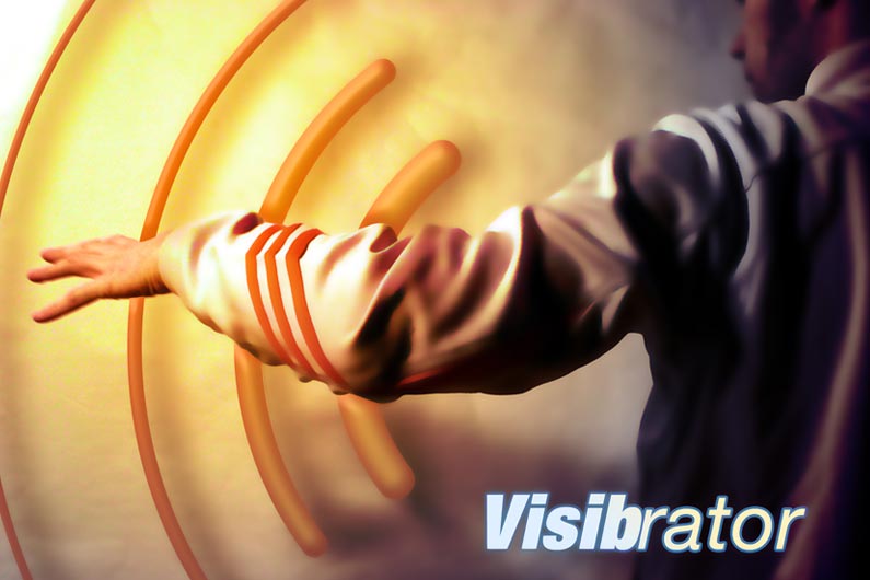 Visibrator Creating a proximity haptic feedback system in clothing for the visually impaired.| Jp Gary