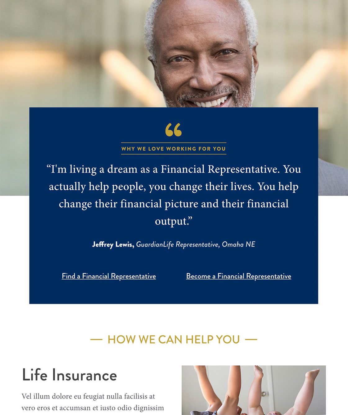 Guardian Life Insurance Developing a living styleguide.