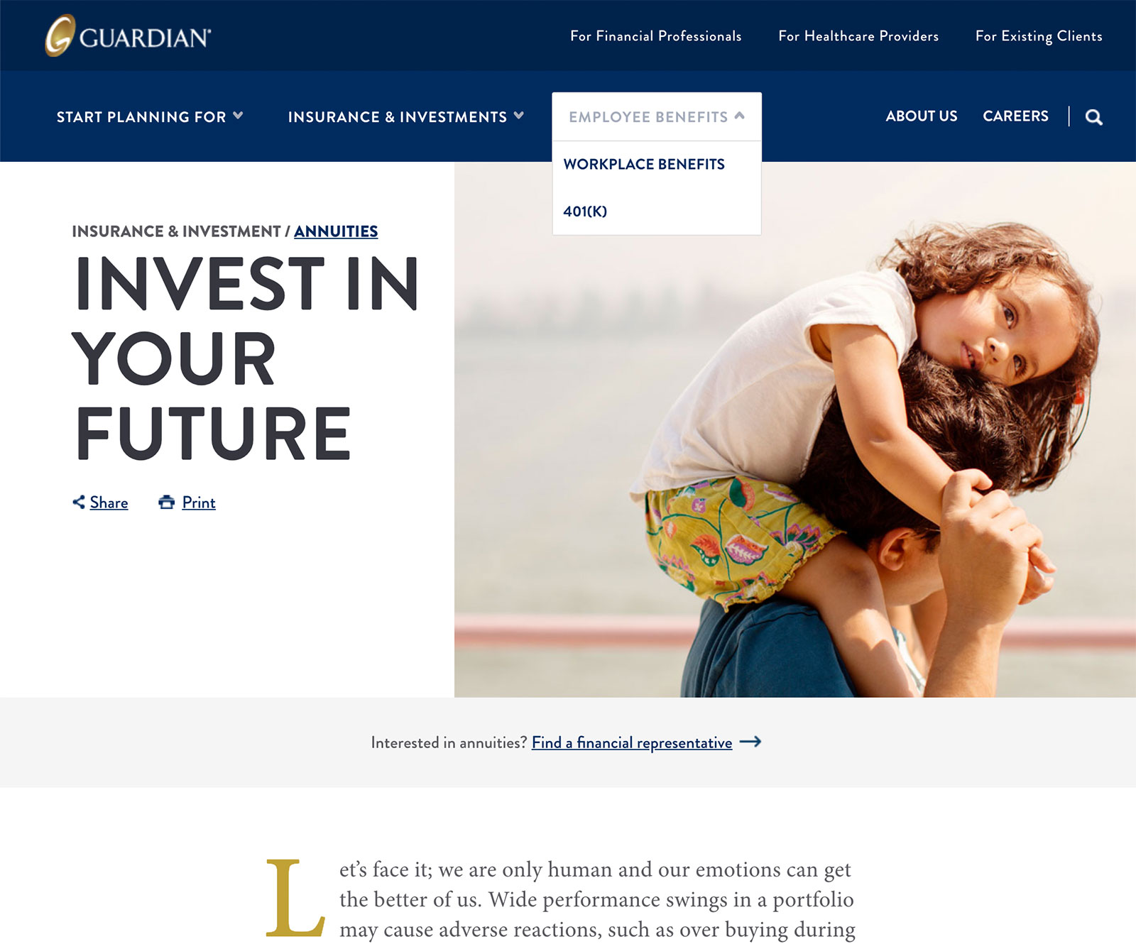 Guardian Life Insurance Developing a living styleguide.| Jp Gary