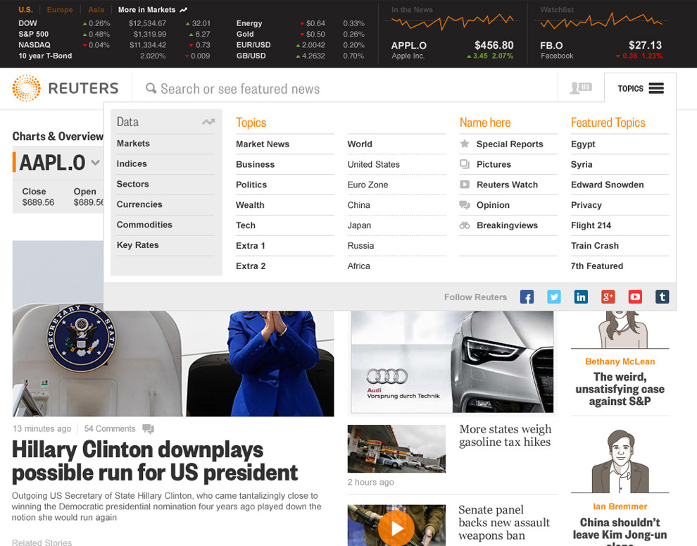 Reuters Next Redefining News within context.