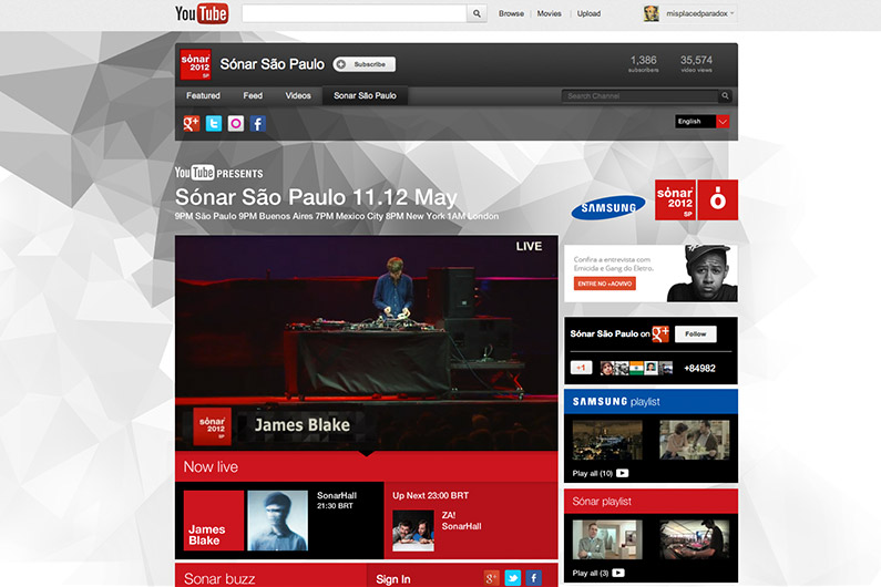 YouTube Sonar YouTube Live Event Theme| Jp Gary