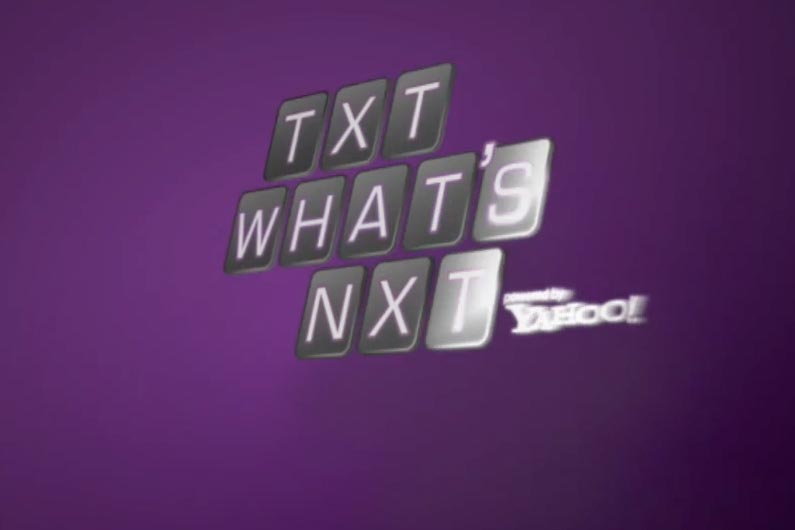 Txt What's Nxt A fun pre-film game shown at movie theaters in NYC before feature films.